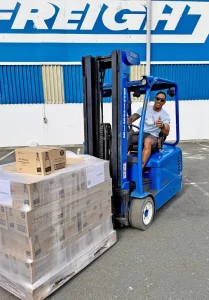 TO NEW YORK: Wai Manuka Founder Joe Harawira prepares the first order of the beverage for New York.