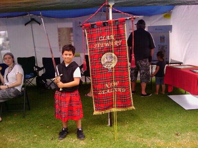 My grandson representing his tīpuna