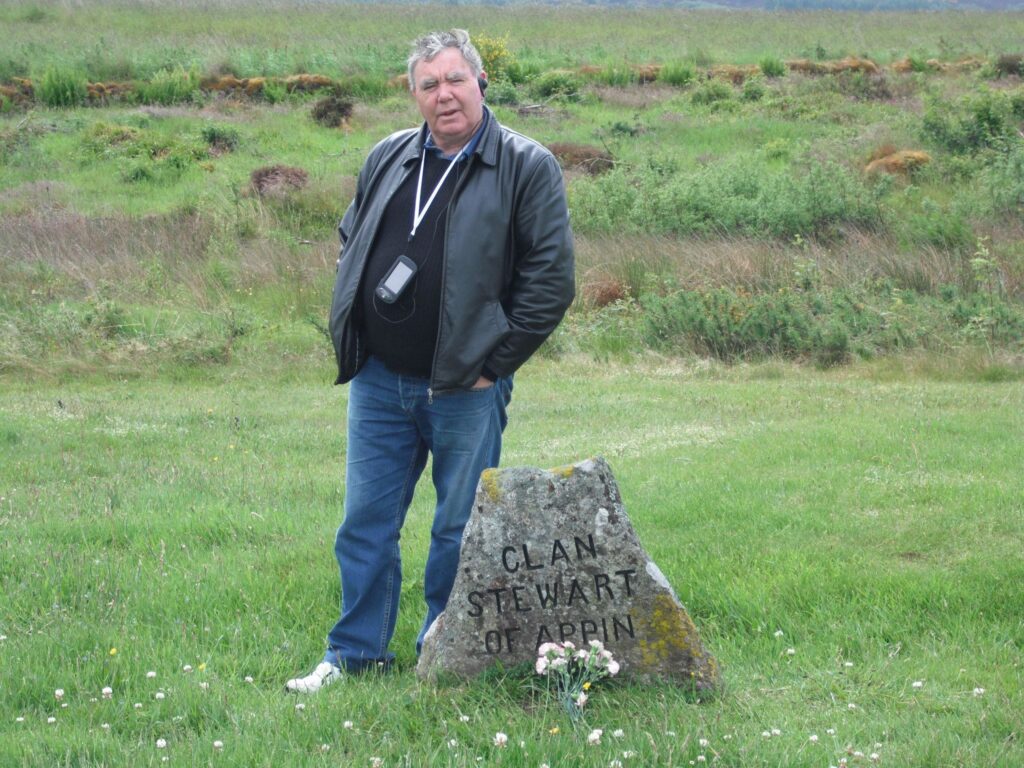 I also laid carnations at Culloden, the site of a massive slaughter of Scotland's best.